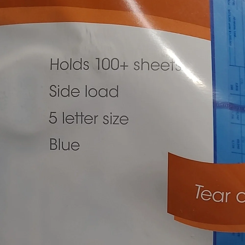 Smead Blue Poly Envelopes 1 1/4" Side Load 5 Pack Tear Water Resistant Flap Tie - Picture 3 of 7